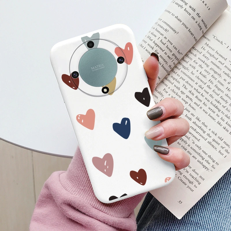Charming Love Heart Daisy Flowers Silicone Soft Cute Cartoon Phone Case