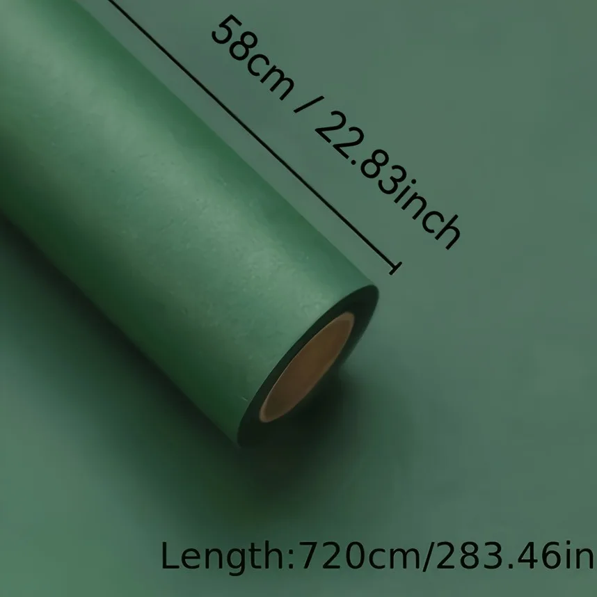 1 Roll of Giant Green Craft Paper - Art Kraft Craft Paper for Birthday, Bouquet, Floral Crafts, Packaging, Poster - 3