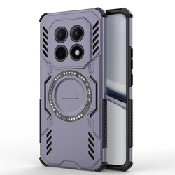 Enhanced Heat Dissipation Phone Case with Lens Protection and Magnetic Wireless Charging Back Shell for Redmi note 15 Pro 4G (Purple)
