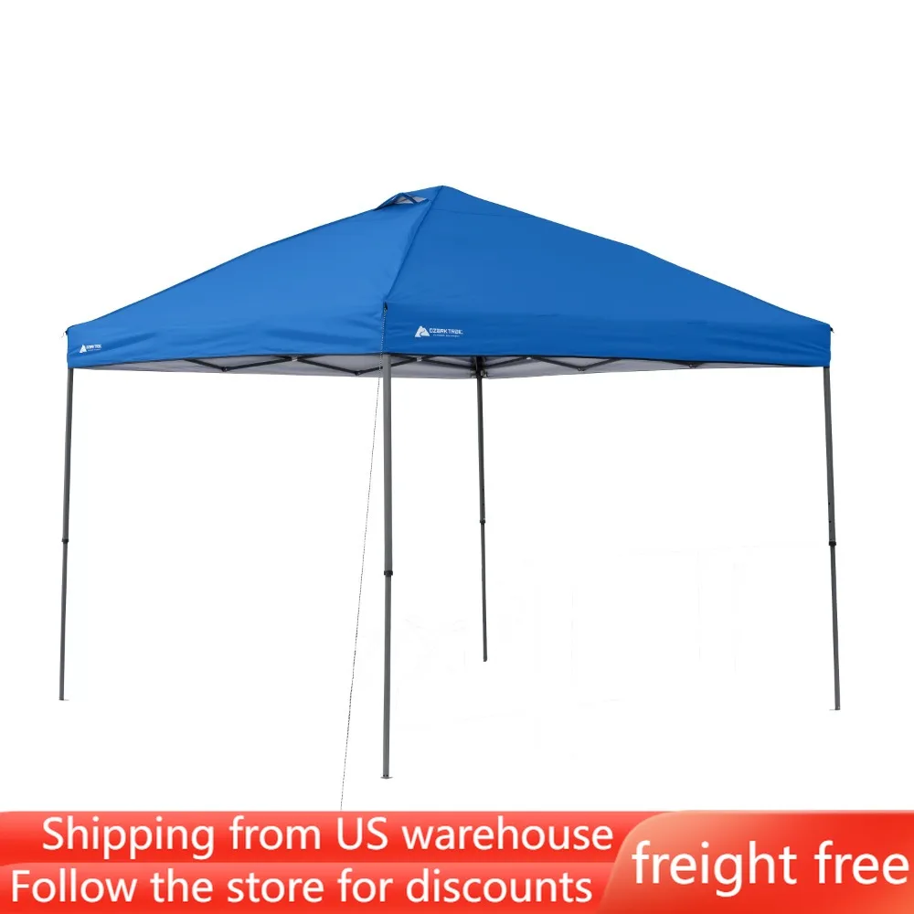 

10' X 10' Instant Lighted Canopy Camping Equipment,Freight Free,Tourist Awning Outdoor Shadow Awning Camping Tent Travel Awnings