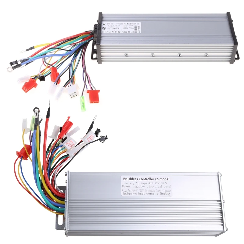 1 Pz 48-72V 1500W 4 In 1 Brushless Dc Motor Speed Controller E-Bicyle Scooter Brushless Intelligent Dual Mode Controller