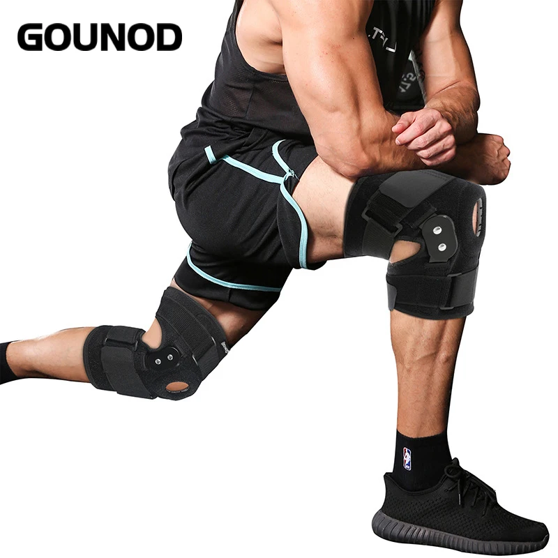 1pc adjustable hinged knee brace knee joint support wrapped