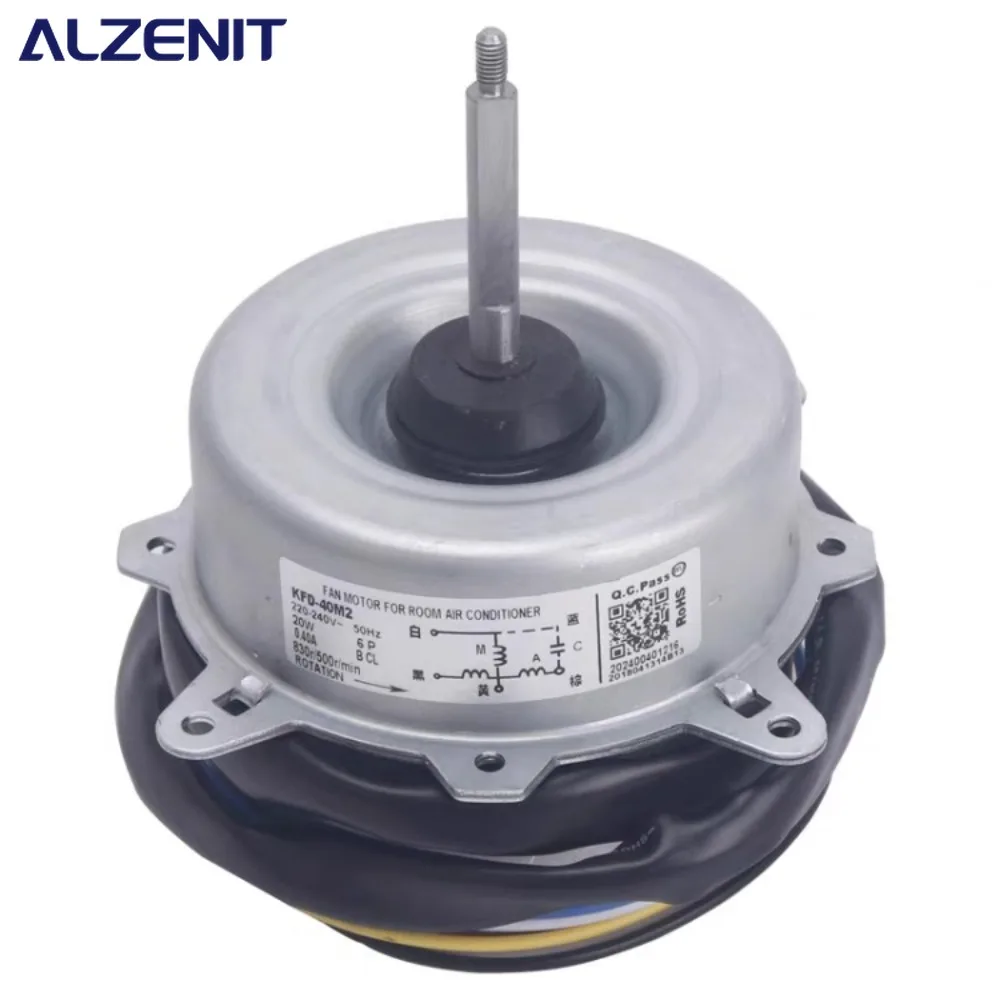 New For Haier Air Conditioner Outdoor Unit Fan Motor KFD-40M2 20W 6P 50Hz 220-240V Conditioning Parts