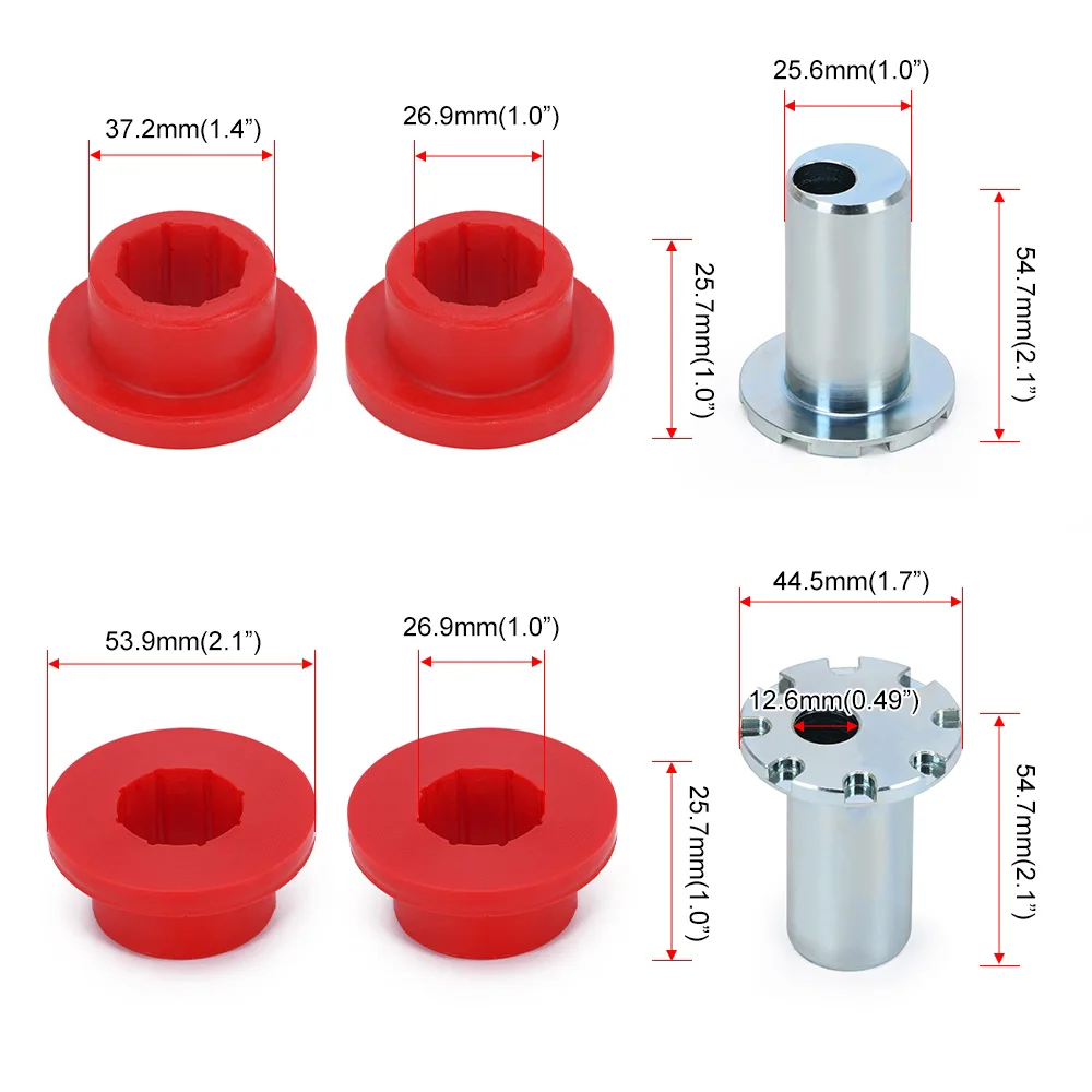 Control Arm Bushings Kit Front Control Arm Polyurethane Bushing Kit for VW Golf Caddy Jetta Passta Tiguan,Audi A3 S3 Q3 TT,Skoda Superb Octavia,Seat