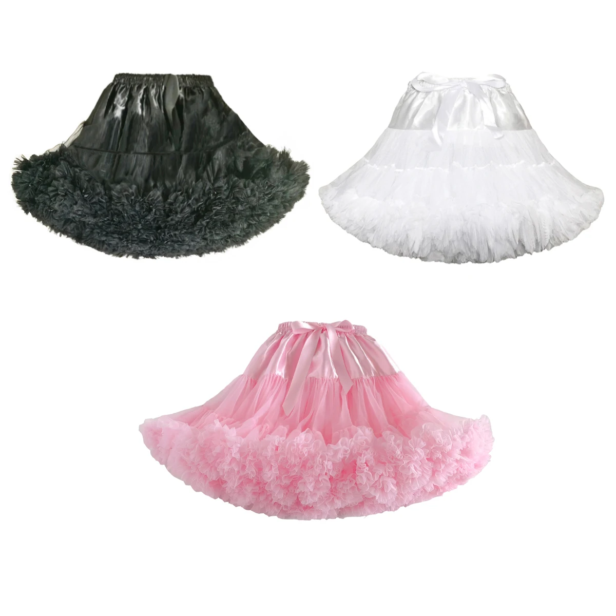 

Lolita Cosplay Petticoats 2023 A-Line Puffy Tutu Skirt Layered Tulle Ballet Dance Pettiskirts Underskirt Women Girls