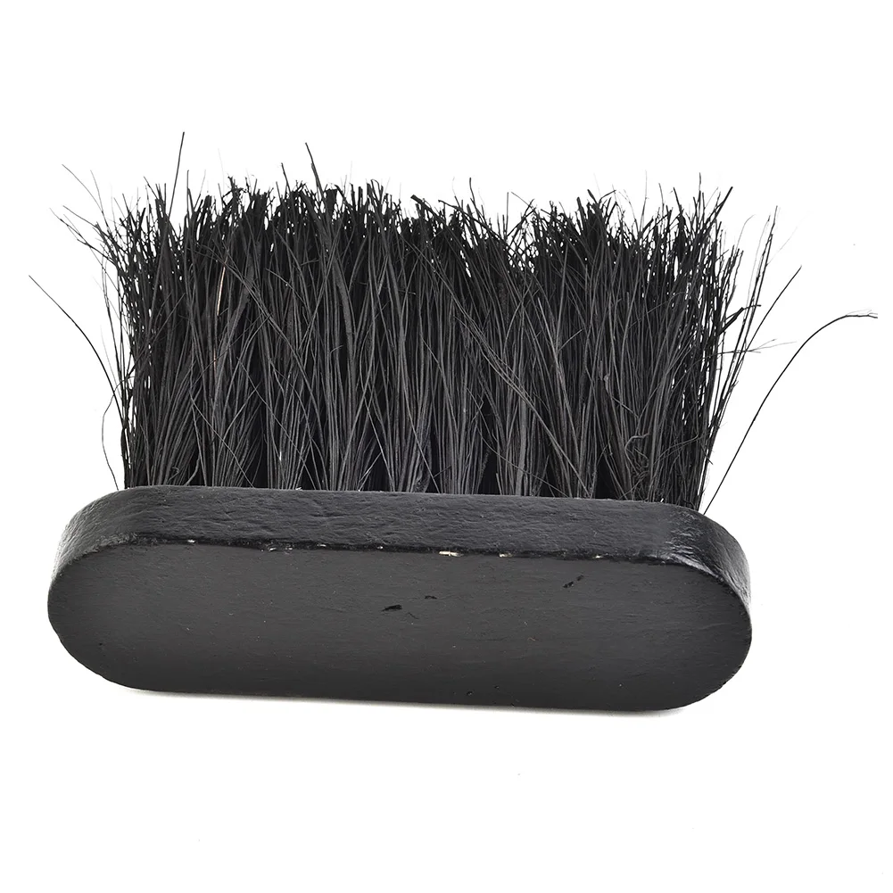 

Fireside Brush Fireplace Brush Wooden 1Pc Black Brush Fire Fireplace Universal Hair Length 8cm Handle11*3.3*1.3cm