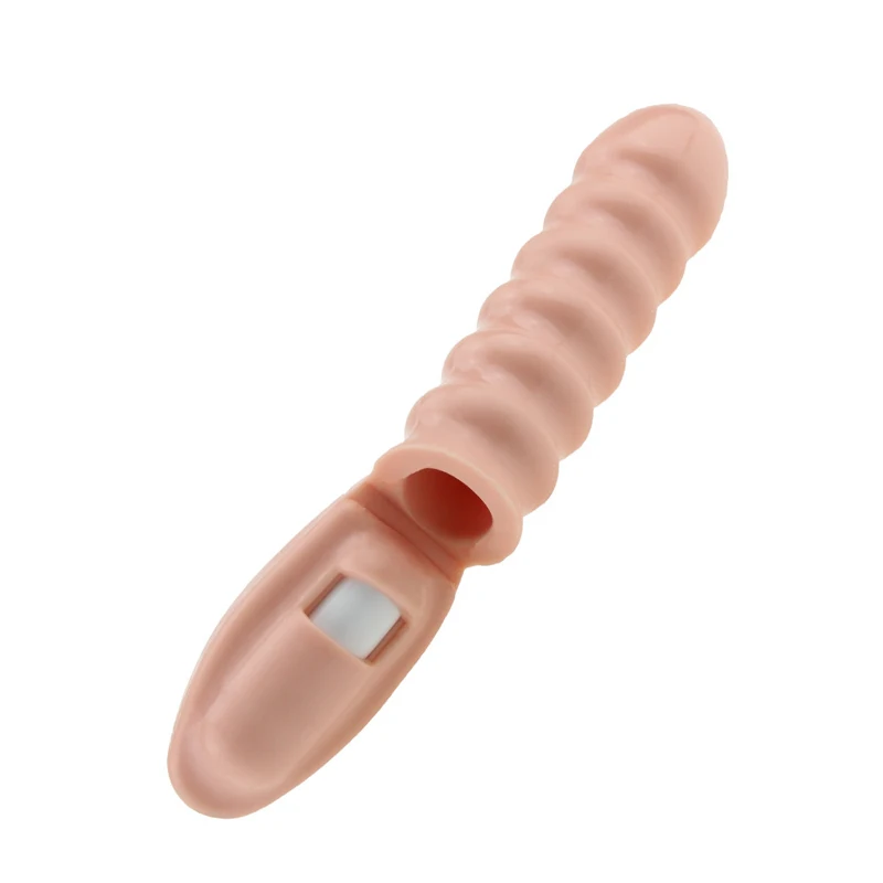 Sex Toys Couples Clitoral Vagina Finger G Spot Vibrator Stimulator Massager Finger Sleeve Adult Games