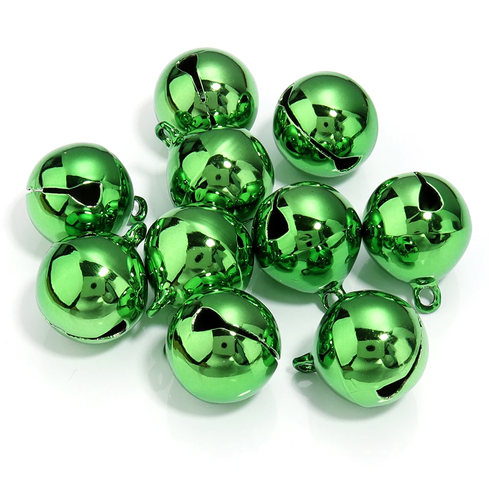 32 Clochettes Métal 14mm - 16 Couleurs Pour DIY Noël, Bijoux, Décoration Fête