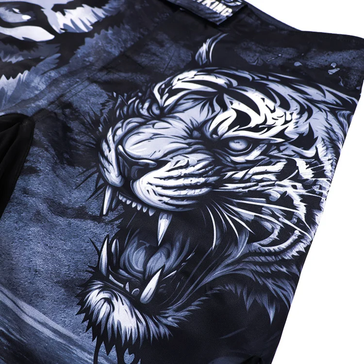 Tiger MMA Shorts Adults Men Women Geometric Boxing Shorts Muay Thai Mma Clothing Fight Sanda Kickboxing Sportwear