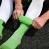 2pcs Non-Slip Silicone Soccer Sock Sleeves - Fit, Durable Grip for Athletes, Perfect for Football & Sports, Black - For Football 2