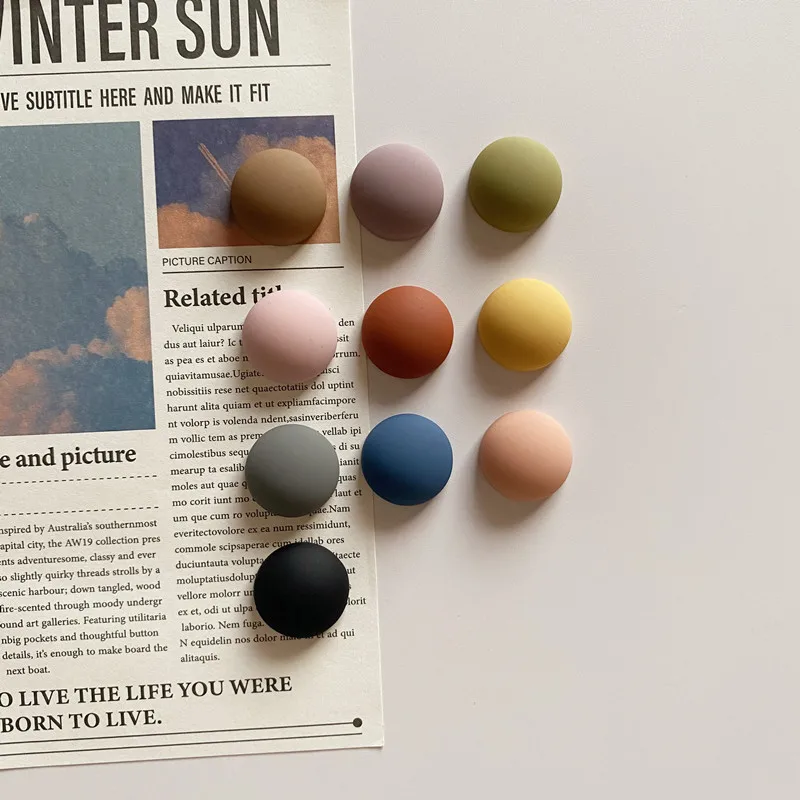 Set of 10 Colorful Candy-Themed Decorative Mini Refrigerator Magnets
