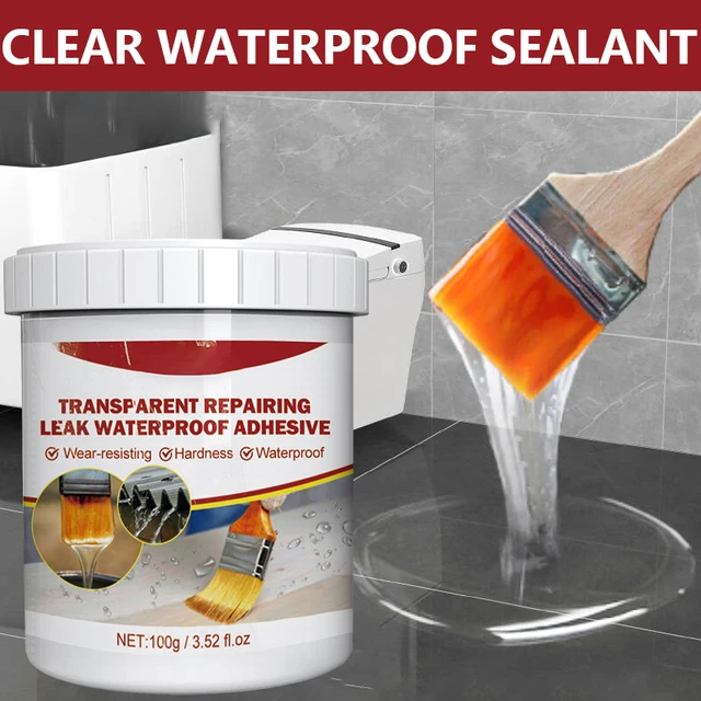 1/2/3Pcs Multi-Surface CLEAR กันน้ํา Sealant Leak-Proof เคลือบสําหรับ RV ห้องน้ําชั้นและโครงการปรับปรุง 1
