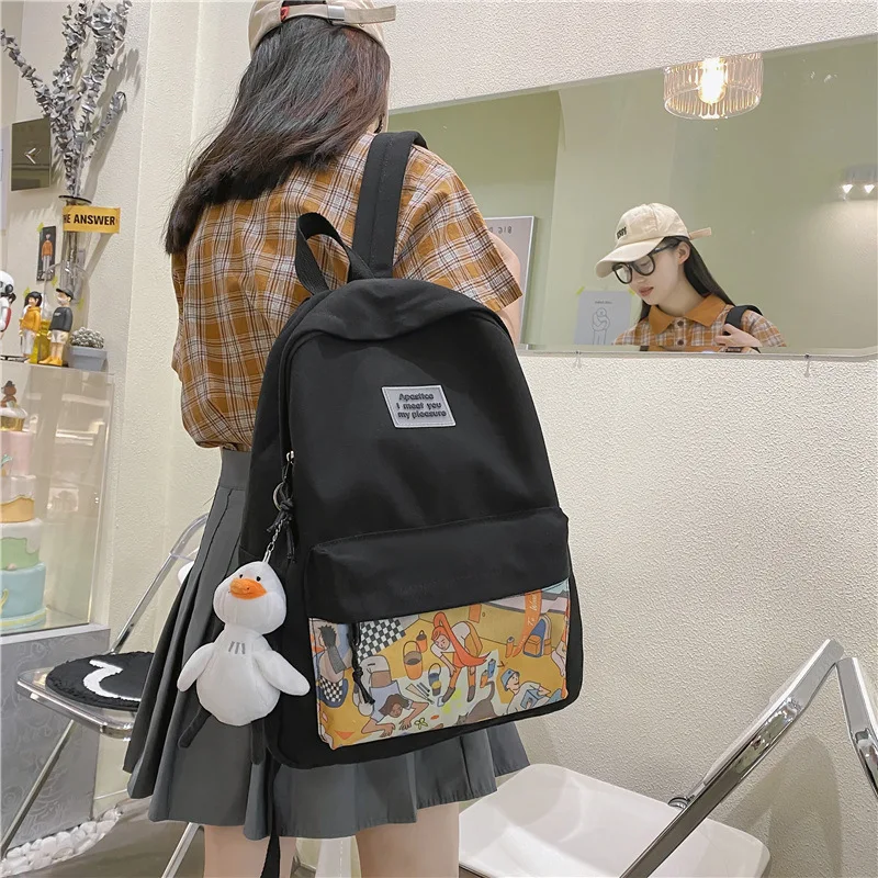 Female Travel Backpacks for Women High Quality High-capacity Fashion Backpacks Simple and Versatile Student Bag Women's Bag