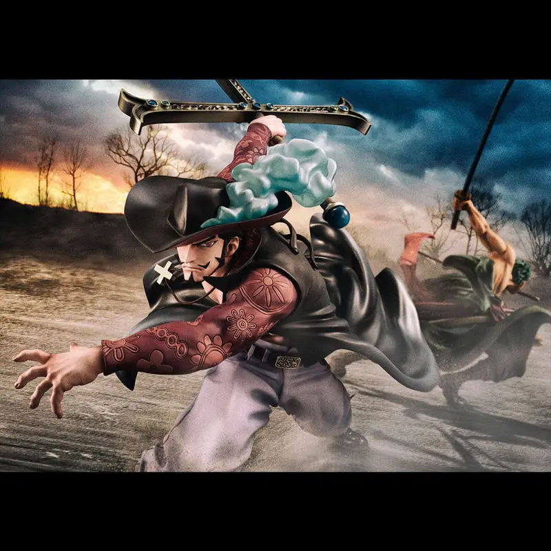 

New One Piece Anime Dracule Mihawk Figure Action Figurine Pvc Model Desktop Decoration Statues Doll Aldult Toy Xmas Gift