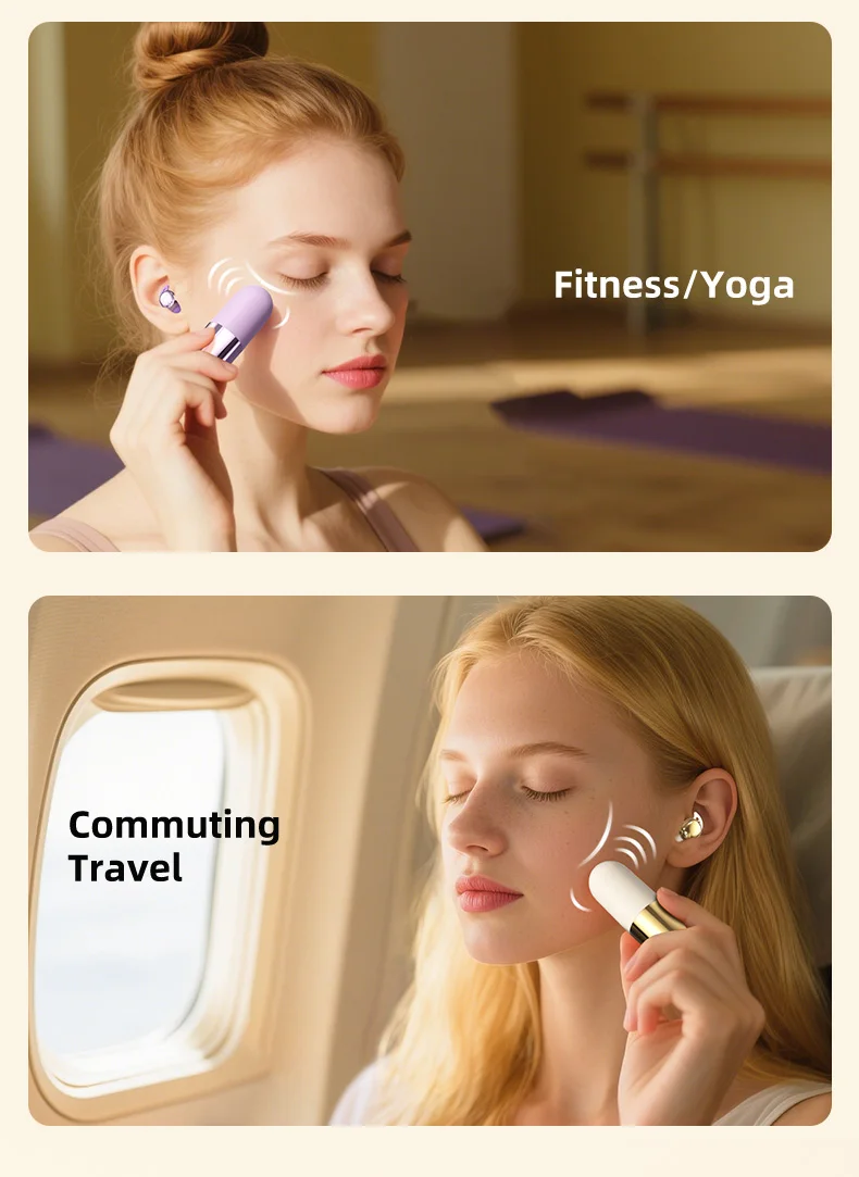 Vibration Roller Earphones Bluetooth Touch Control