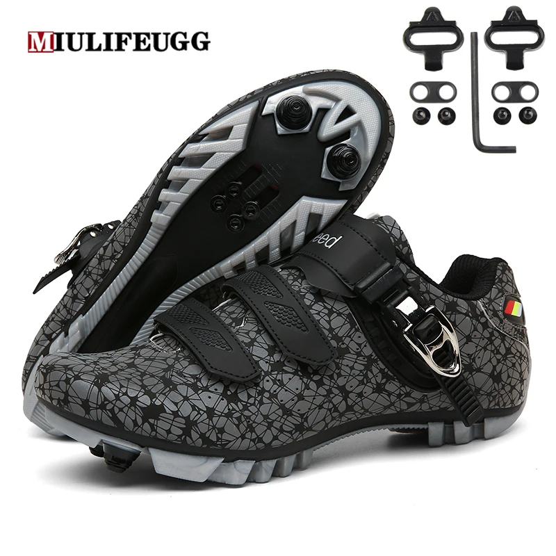 Cycling MTB Shoes Men Sports Route Cleat Road Dirt Bike Speed Flat Sneaker Racing Women Shoe Bicycle Mountain Spd Footwear