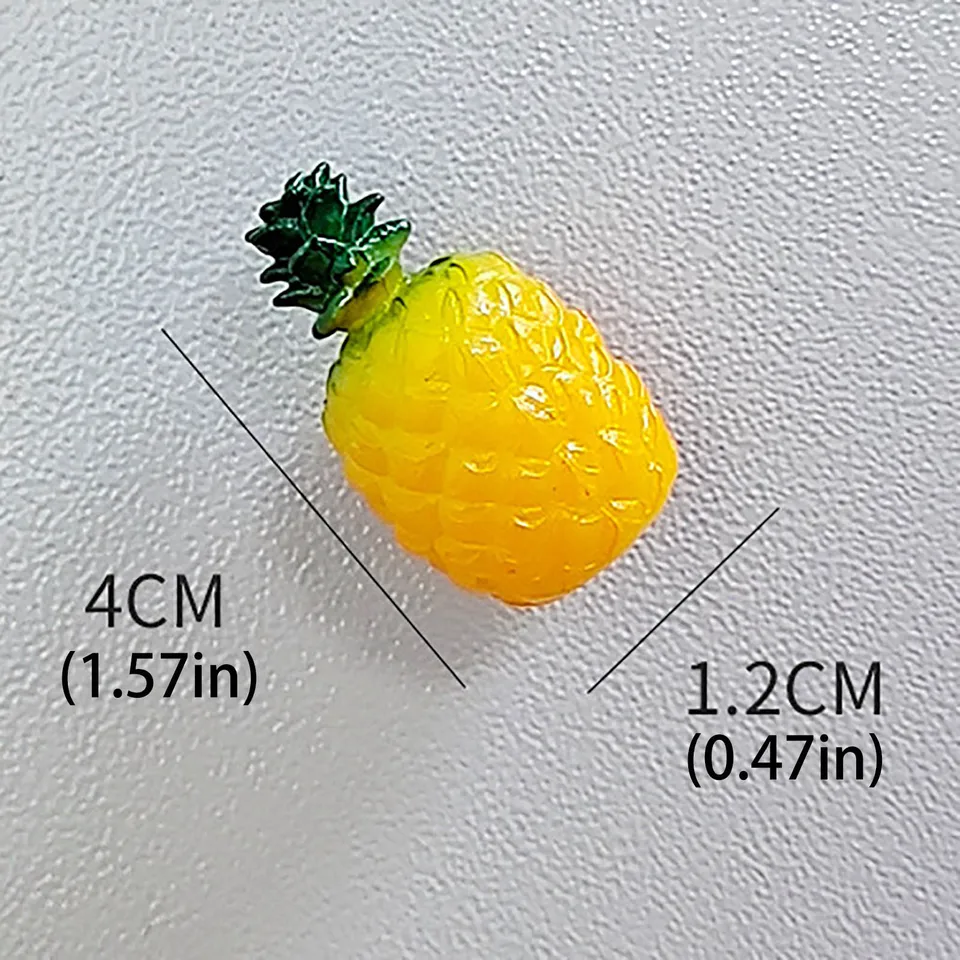 Calamita Personalizzata Set Di 10 Magneti Frigo Decorativi A Forma Di Frutta - Calamite Colorate E Sicure Per Bambini, Casa E Ufficio Animali Magnetici Per Bambini