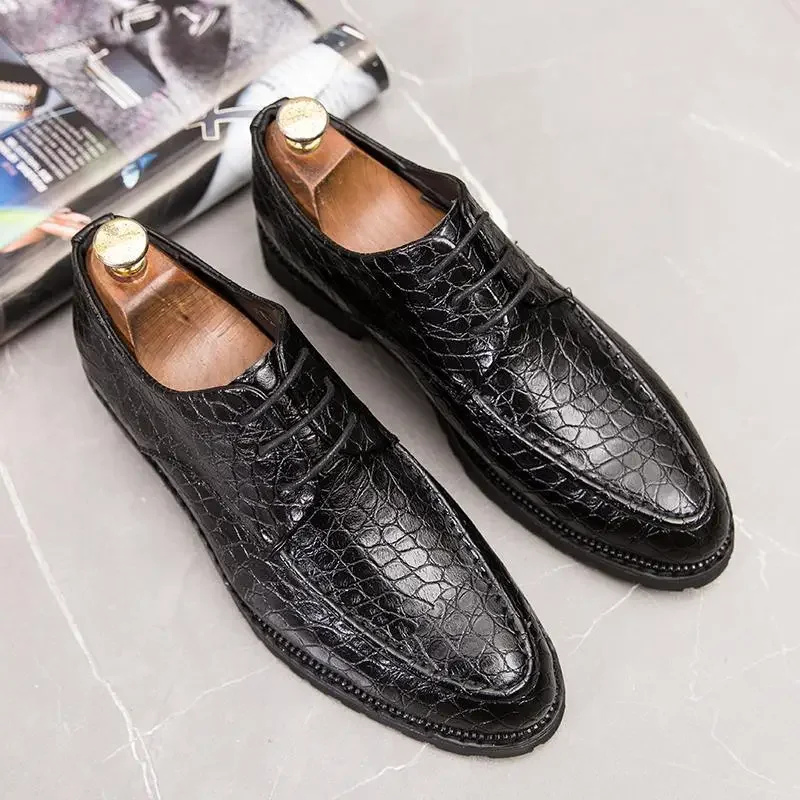 

Italian Autumn Men's Oxford Leather Dress Classic Business Luxury Men's Shoes