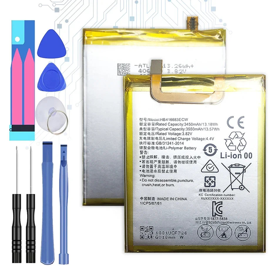 Batteria 3450Mah Per Huawei Nexus 6P H1511 H1512 Batteria + Strumenti Gratuiti