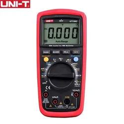 Multimètre numérique True RMS UNI T, testeur portable de résistance à Diode à portée automatique, voltmètre à 6000 points, température UT139C 