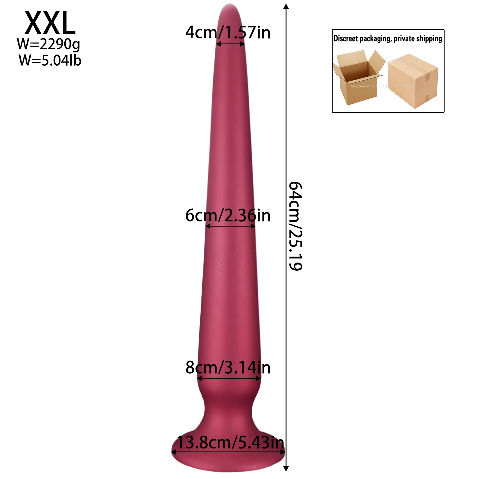 Huge Anal Plug Large Butt Plug For Men And Women Training Toy_voghion.com