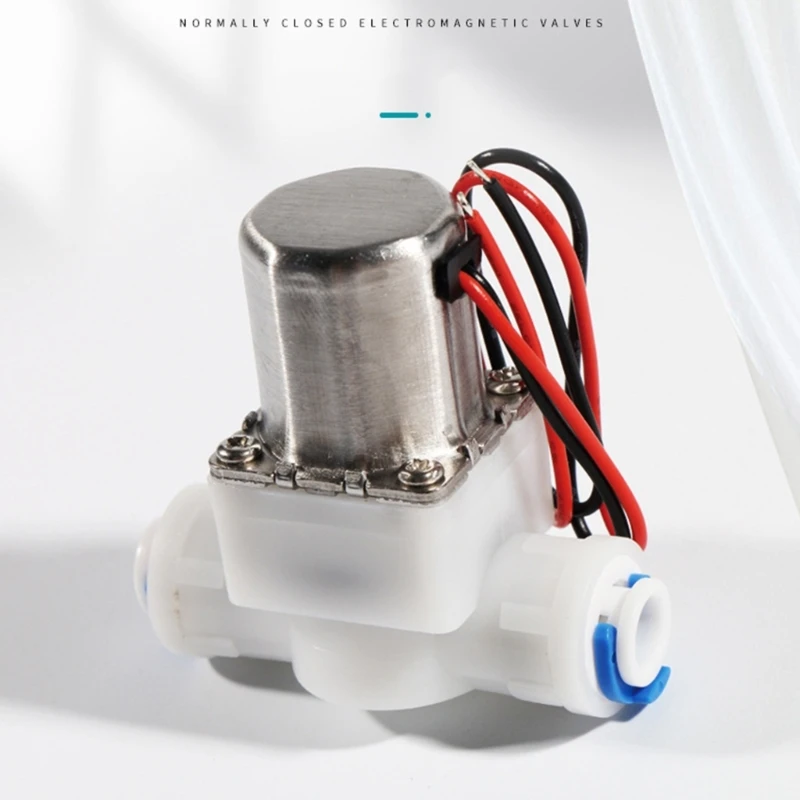 Upgraded Drinking Water Solenoid Valve Solenoid Valve High Sensitivity Bistable Pulse 1/4" Thread for Tap