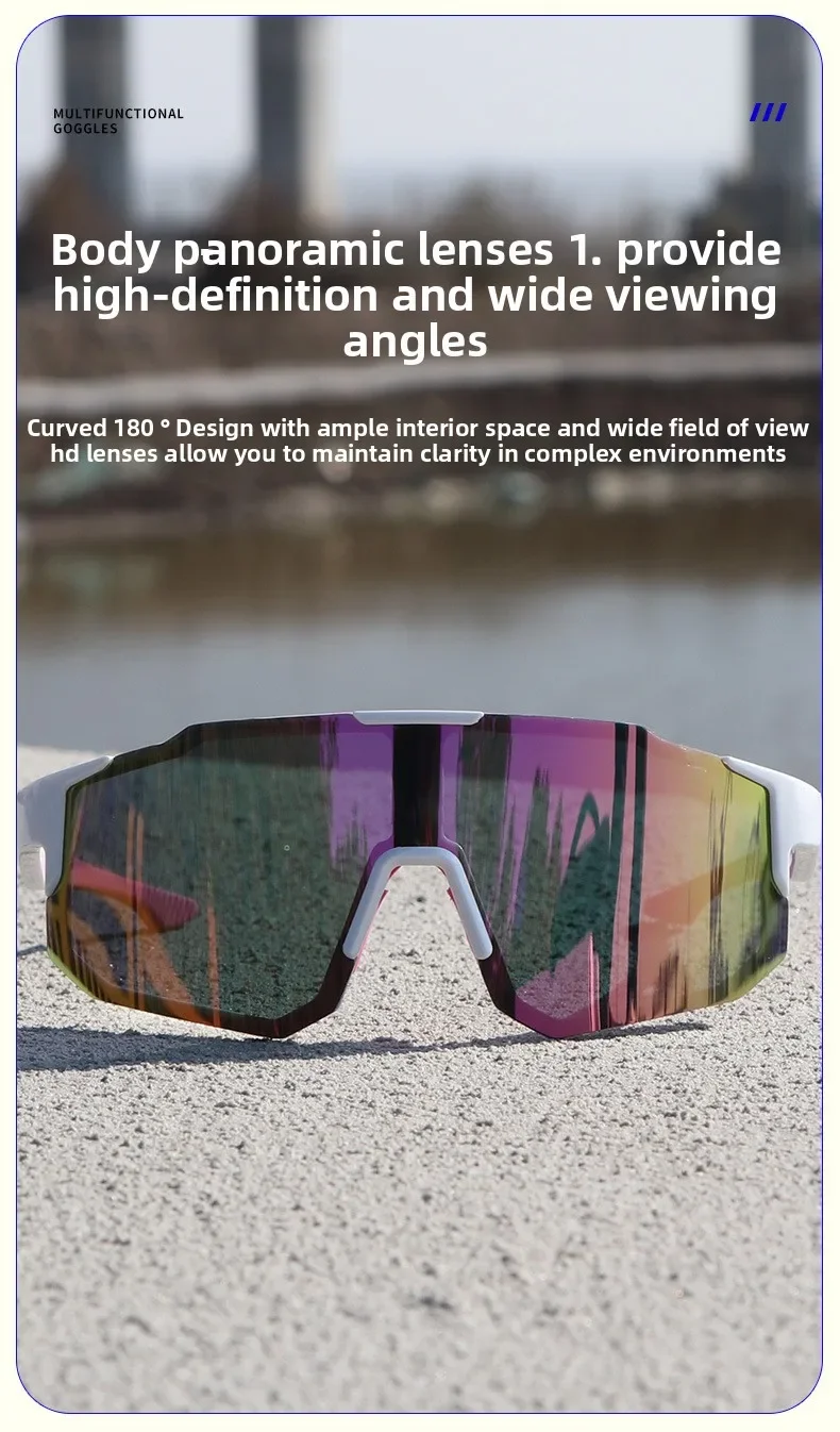 Cycling Glasses Myopia Glasses Man Custom Prescription Polarized Sunglasses Outdoor Sports Professional UV400 Photochromic lens