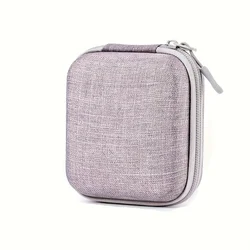 Compact Hard Shell Organizer Case for Digital Gadgets and Accessories (Gray)