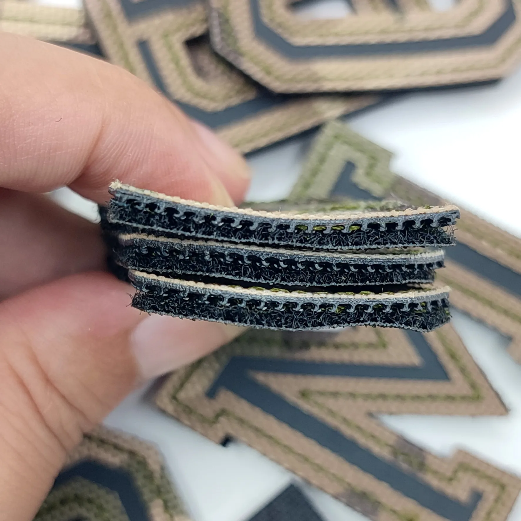 Custom Name English Letter Spanish Letter Military Tactical Backpack Hat Clothes Armband Embroidered Microbadge Magic Patch embroidered patches