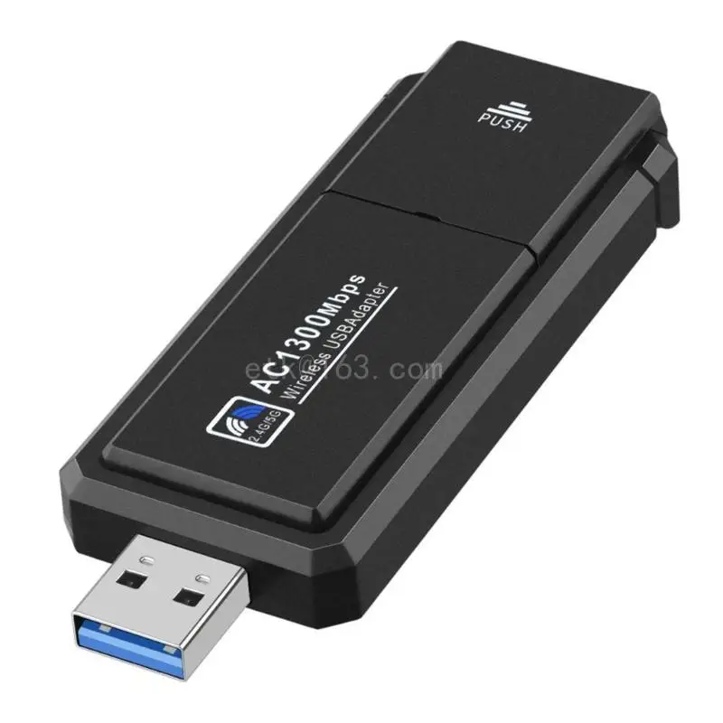 

USB3.0 NetworkCard 1300Mbps Dual Band 2.4G/5Ghz Wireless Wifi Adapter Receiver