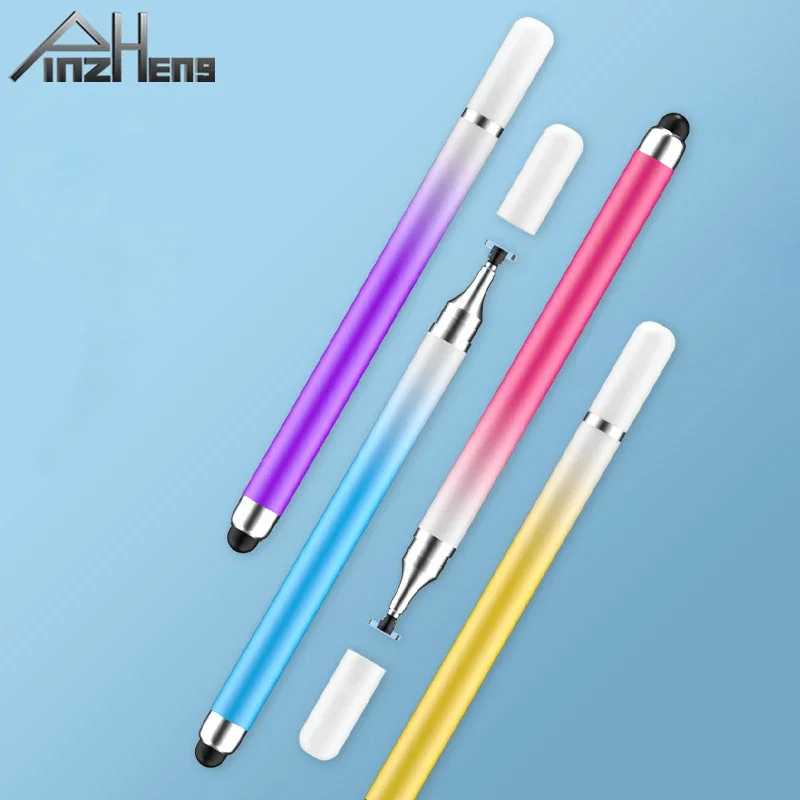 PINZHENG Universal Stylus Mobile Phone Tablet Touch Pen For iPhone Android Gradient Dual-Ended Drawing Capacitive Pen