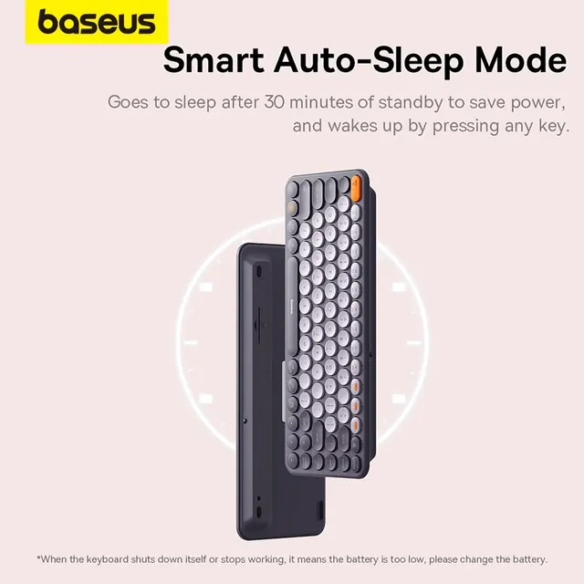 Baseus 블루투스 무선 키보드 5.0 - 편안한 타이핑을 위한 최고의 선택