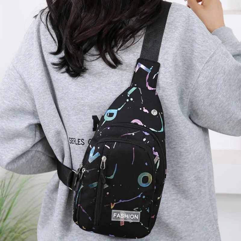Women's Sling Chest Bag Nylon Women Fanny Pack High Quality Shoulder Bag Casual Women's Crossbody Bag Fashion Travel Female Bag 3