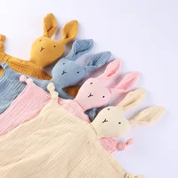 Baby Double Cotton Gauze Blanket Rabbit Muslin Blankets for Babies Muslin Squares Newborn Baby Stuff Sleep Comforter Baby Born 2