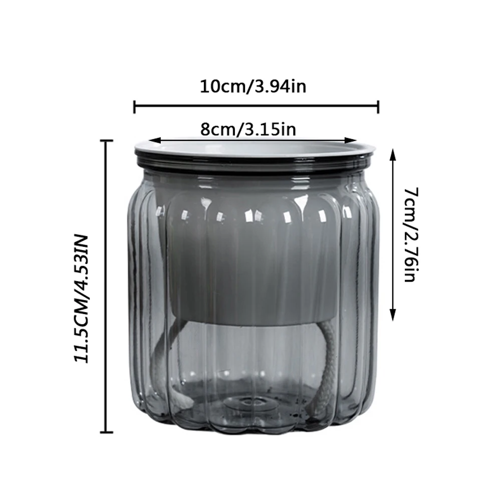 Plastic Tabletop Flower Pots Decor Self Watering Flower Pots Home Decoration Tabletop Vase Transparent Hydroponic Plants Pots - 6