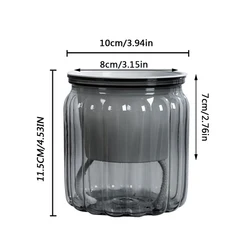 Elegant Self - Watering Transparent Flower Vase (Grey)