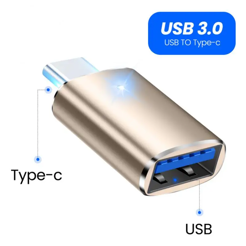 ZHSONG USB 3.0 Type-C OTG Adapter Type C USB C Male To USB Female Converter For Macbook Xiaomi Samsung S20 USBC OTG Connector type c to iphone converter Adapters & Converters