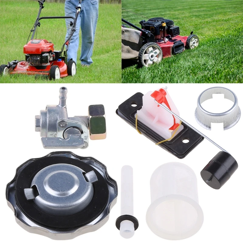 

Professional Fuel for Tank for VALVE Chrome Cap Kit fitting for Universal 5 Gallon 7 Gallon Generator Gas Engine Lawn Mower