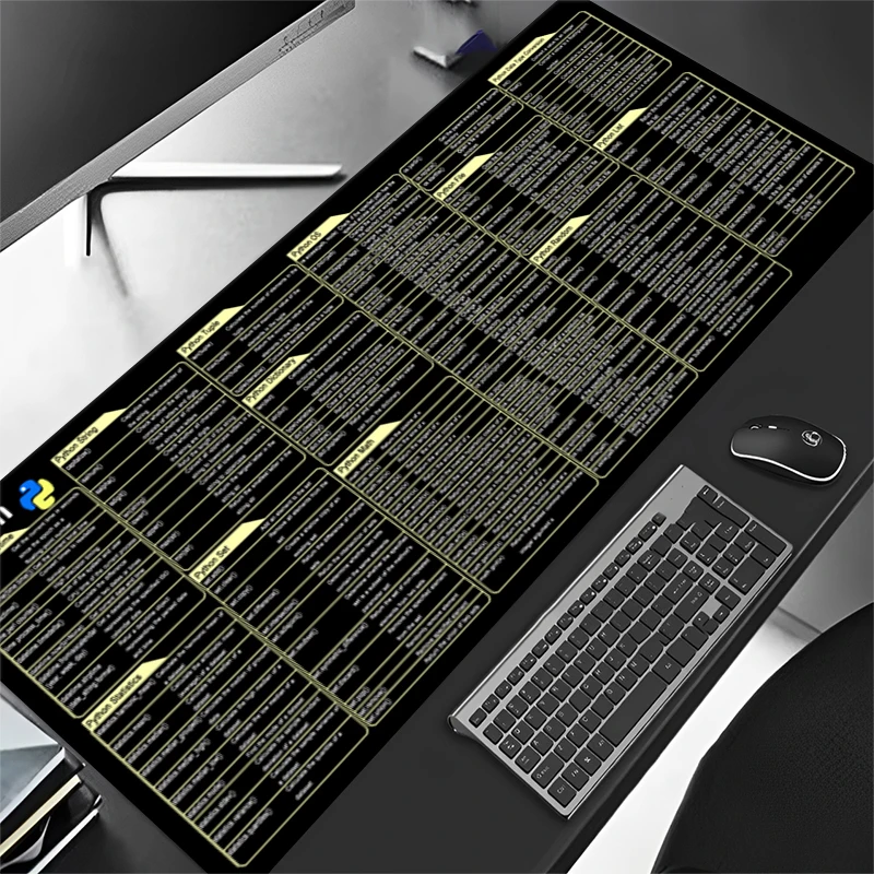 Alfombrilla de ratón de atajo de python, hoja de trucos de codificación