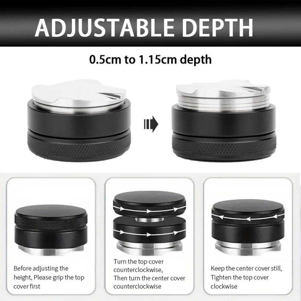 Description Picture 4 of itemEspresso Distribution Tool Coffee Accessories Barista Tools for Cafe Home Espresso Tools Gift for Thanksgiving Christmas