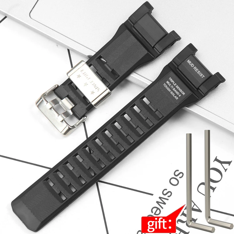 Durable Waterproof TPU Rubber Watch Band - Sport Strap Replacement