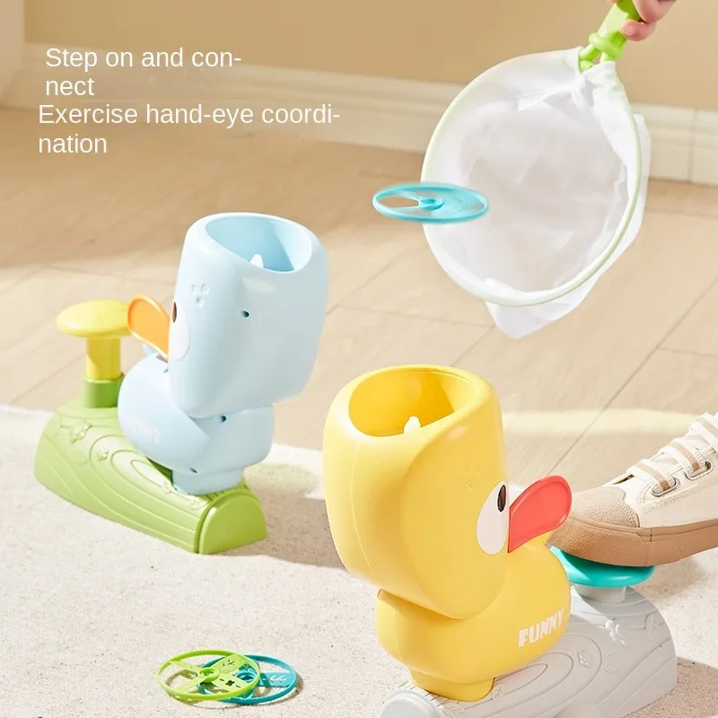 Dokitoy Flying Saucer Foot Step Launch Toy Parent-child Interaction Indoor And Outdoor Educational Game Hot 2024 Dropshipping 3