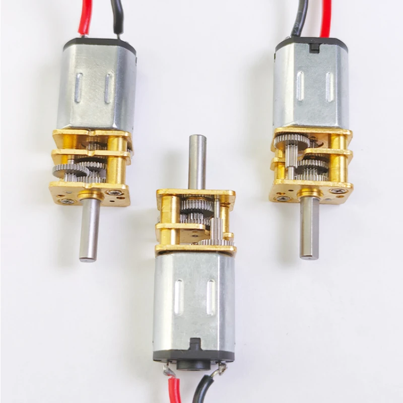 Enhanced High-Performance Micro DC Gear Reduction Motor - Precision GA12-N20, Wired, Speed Options: 3V (1000 RPM), 6V (2000 RPM), 12V (4000 RPM)