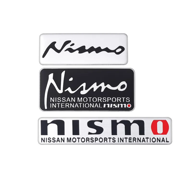 Автомобильная наклейка с эмблемой для Nissan Nismo логотип Almera Tiida Sunny QASHQAI MARCH LIVINA TEANA