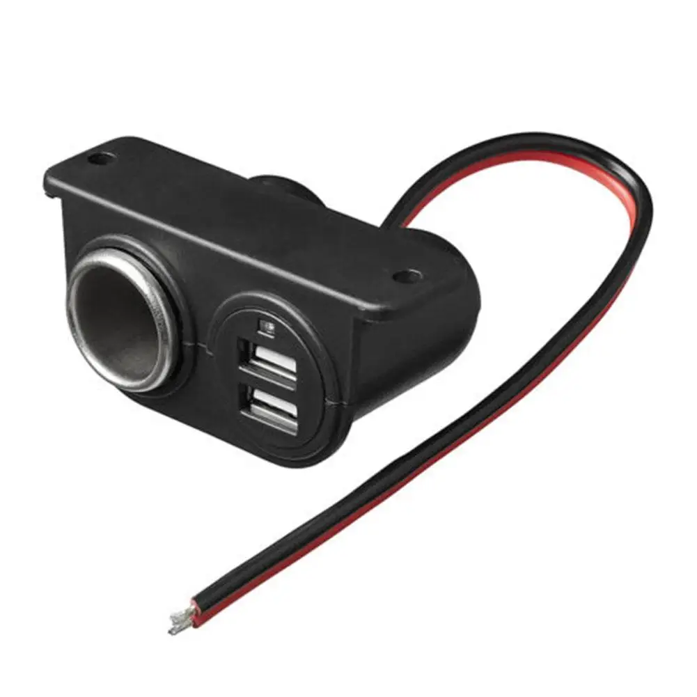 Dual USB Ports Buchse DC 5V 3,1A USB Integrierte Auto Camper Adapter Zigarette Leichter Multi Stecker Ladegerät port Buchse Auto Zubehör – Detail 3