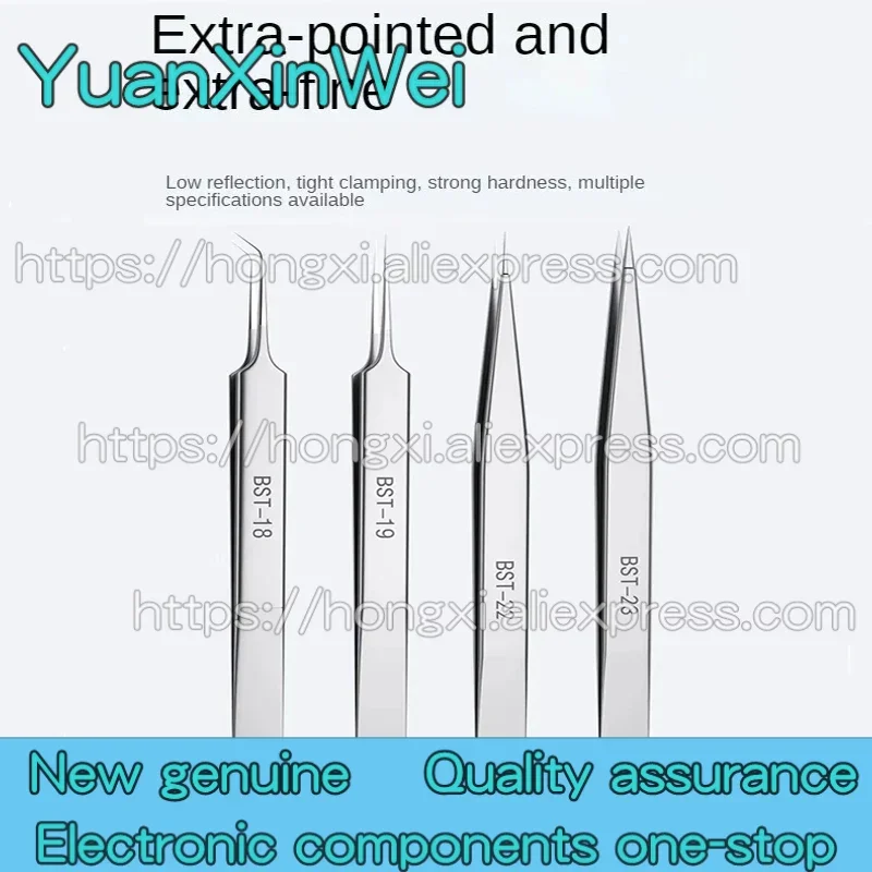 Mobile phone Repair Flying Line tweezers Stainless Steel high precision pointed tweezers Blackhead false eyelash acne tool sunshine ss 007e flying line jump wire 0 007mm 0 009mm for mobile phone cpu fingerprint touch dedicated repair flying line