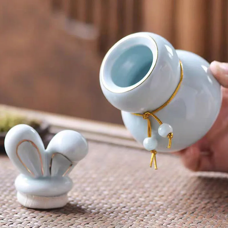 Mini Pet Urn for Ashes Ceramic Coffin Funeral Box for Animal Memorial Items Coffins Passed Dogs Baby Urn Commemorative Pets