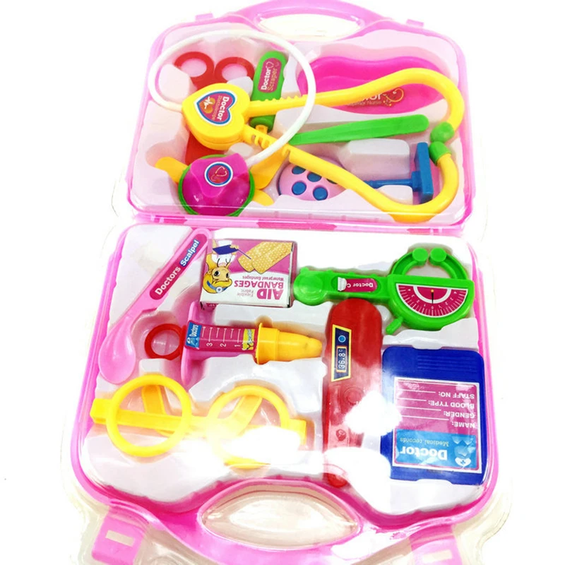 

Doctor Set For Kids Pretend Play Girls Role-playing Games Hospital Accessorie Medical Kit Nurse Tools Bag Toys For Children Gift