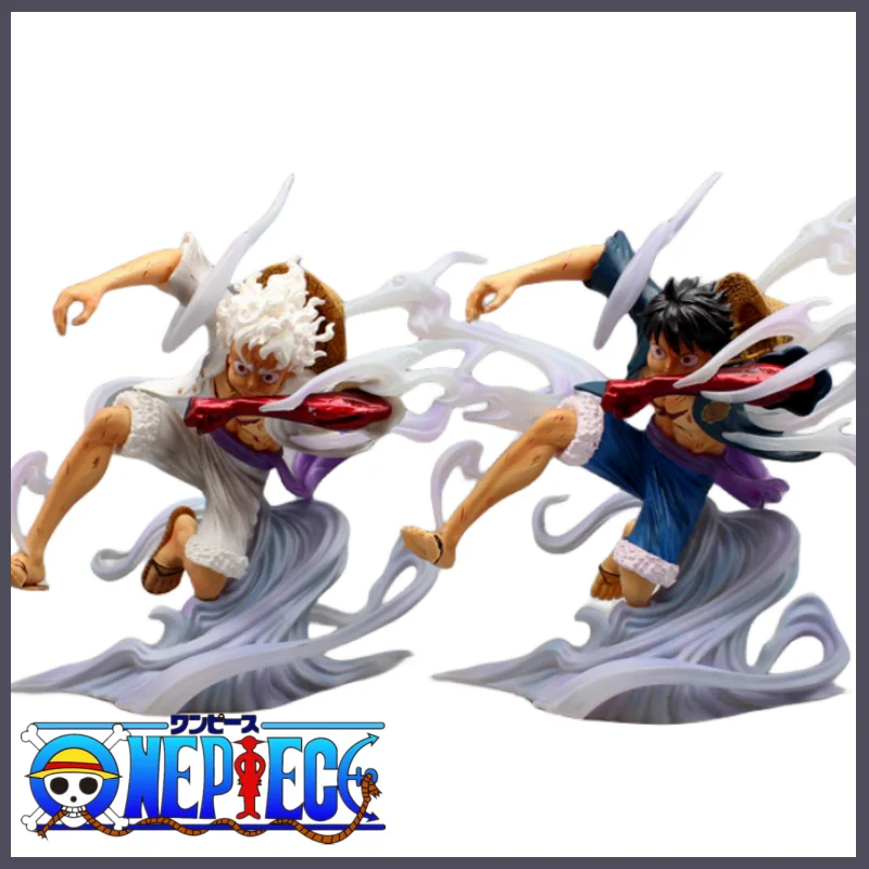 

23cm One Piece Action Figures Gear 5 Luffy Anime Figure Pvc Gk Statue Figurine Model Doll Collection Room Decora Desk Gifts Toy