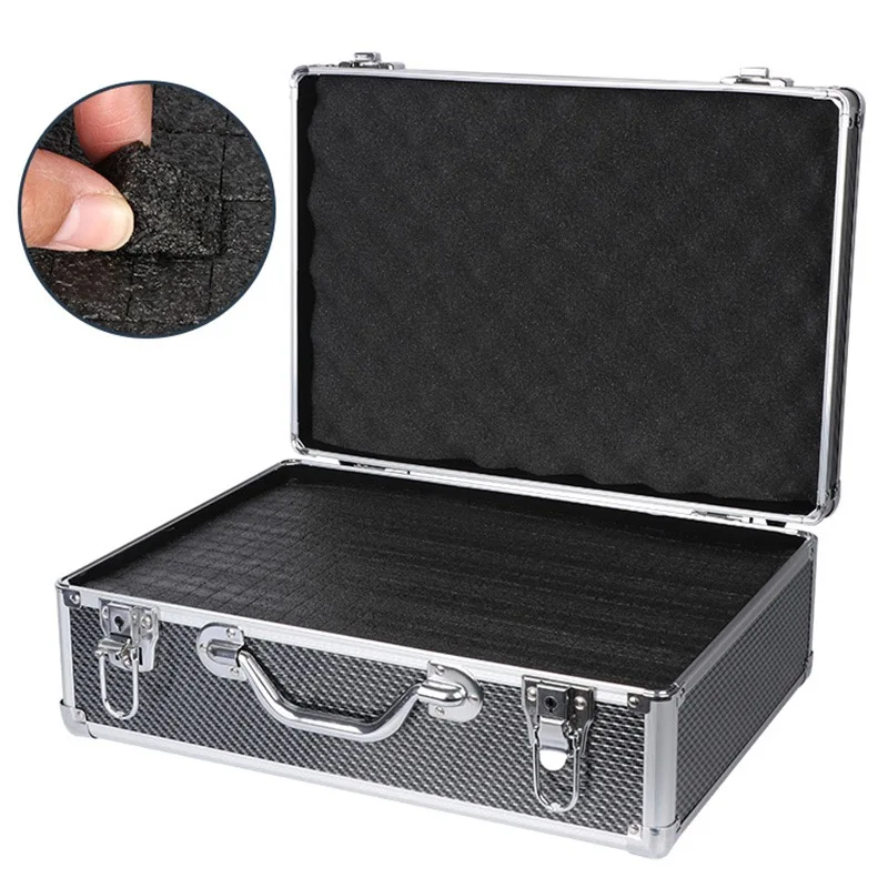 Tool case Instrument box Tool box organizer Tool organizer Storage box Storage case Tool box Potable Tool Box Aluminum Case Household Storage Toolbox Suitcase Aluminum Hard Case Organizer Boxes Safety Instrument Tool